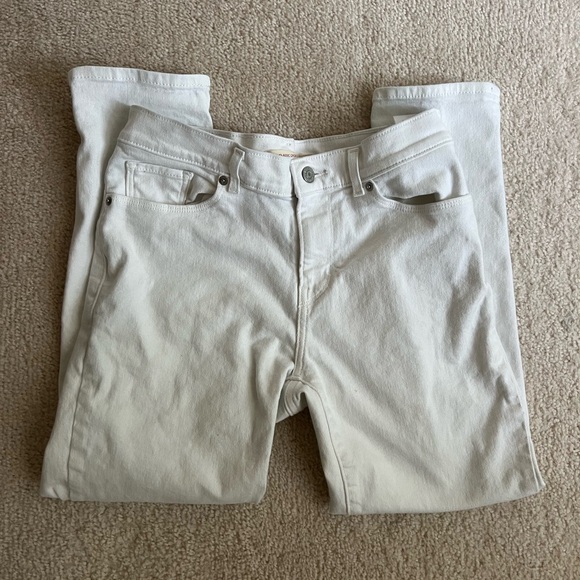 Levi's Off-White Denim Jeans - Picture 2 of 3